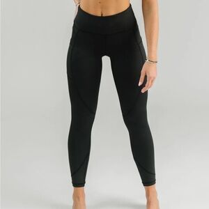 Zyia Active Black Pocket Light n Tight Hi-Rise Leggings